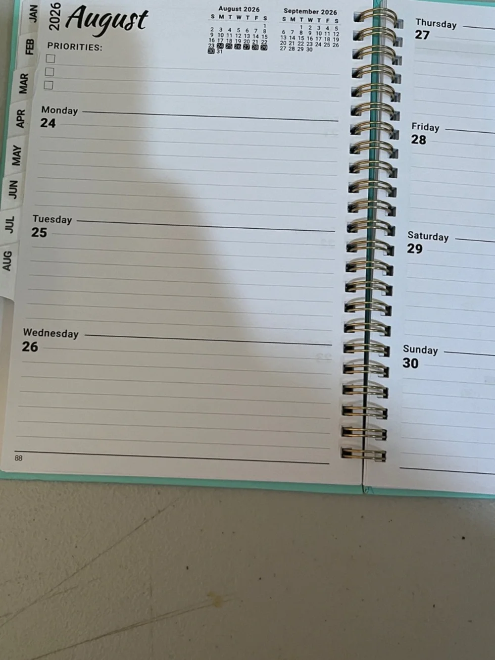 JEIEGO 2026 Weekly & Monthly Planner new must bundle